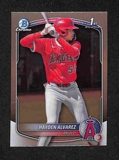 2025 Bowman - Chrome Prospects Hayden Alvarez 1st Bowman #BCP-12 Angels