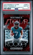 2024 PSA 10 Rookies & Stars Stellar Rookies Brian Thomas Jr. Longevity GEM MT 💎