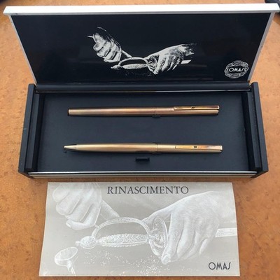Omas Omas Rinascimento Gold Fountain Pen #48d982
