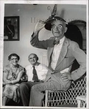 1954 Press Photo William J. Smith, Francis T. Johnson and Patricia Elliott