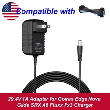 29.4V 1A Adapter for Gotrax Edge Nova Glide SRX A6 Fluxx Fx3 Charger