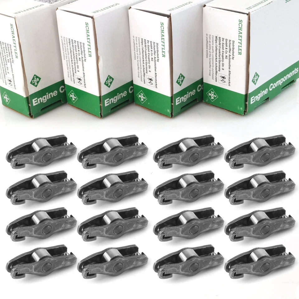 16x INA Hydrostößel + 16x INA Schlepphebel für ALFA 147 156 939 OPEL Astra H J - Bild 3 von 3