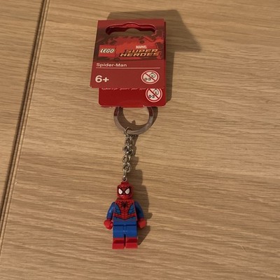 Lego Marvel Super Heroes Spider-Man Mini figure Key Chain 853950 RETIRED 