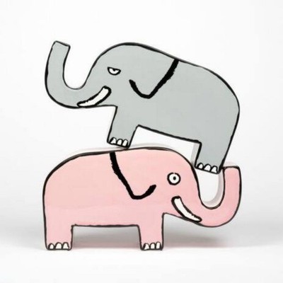 彫刻・オブジェ Jean Jullien x CASE STUDYO L' Elphant Jean Jullien CASE STUDYO L' Elphant Bookend Limited 500 pieces Art