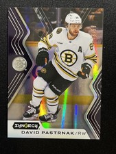 24-25 UD Synergy Hockey Purple Parallel 60 David Pastrnak /99
