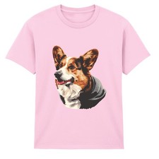 Corgi Dogs Animals Kids T-Shirt Unisex Cute Dog Graphic Tee