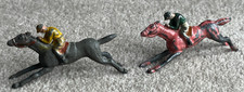 2 Vintage Escalado Spare Horses, Lead / Metal, weight 96 & 98gms, Chad Valley