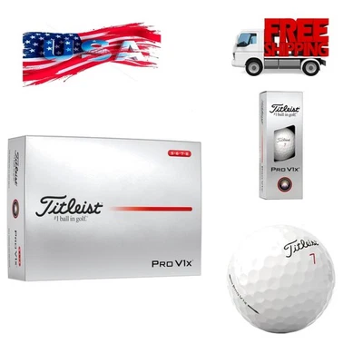Titleist Pro V1x Golf Balls - High Numbers - White - New Version