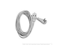 12 ft. 16/2 Light Duty Indoor Tight Space Multi-Outlet Extension Cord White