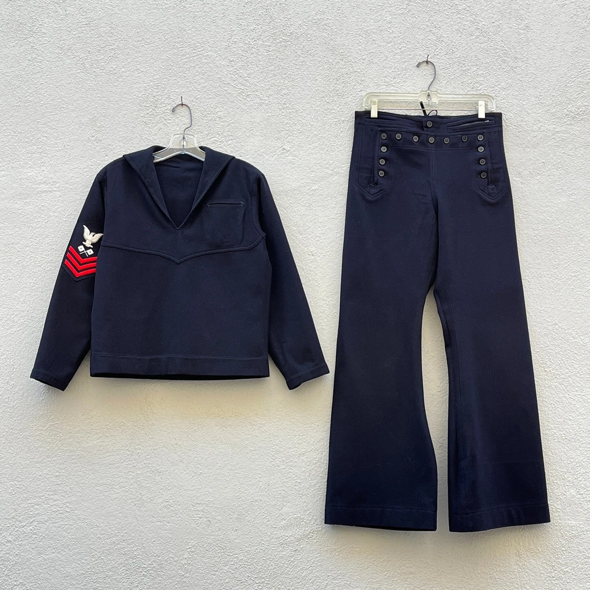 Vintage Us Navy Pants In Original Ww2 Collectible Us Uniforms for