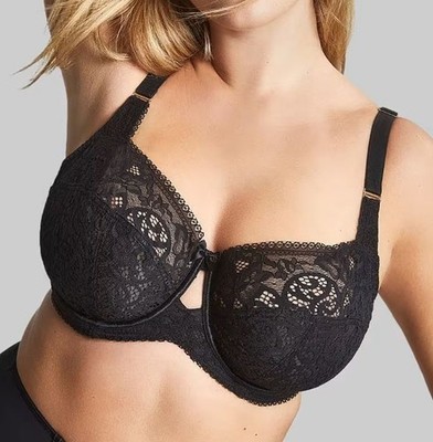 Estel Full Cup Bra size 42E UK (size 42DDD US) NWT Sculptresse Noir black UW