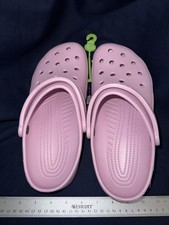 Crocs Classic Clog  10001-6GD Pink M9 W11 NeW w TAGS