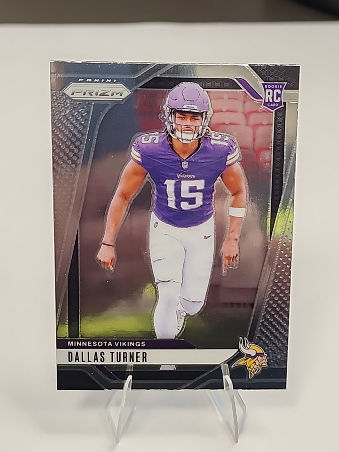 2024 Panini Prizm Base -Dallas Turner #324 Minnesota Vikings (RC)