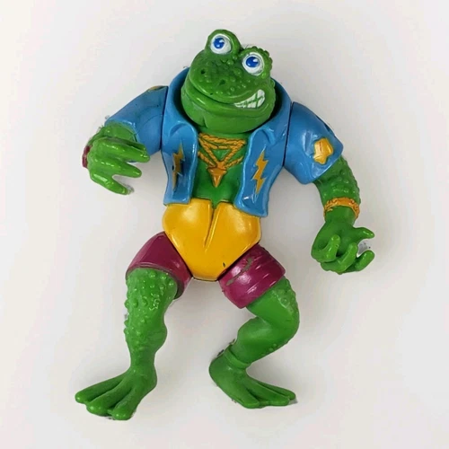 Teenage Mutant Ninja Turtles Genghis Frog VTG 1989 Playmates Figure TMNT