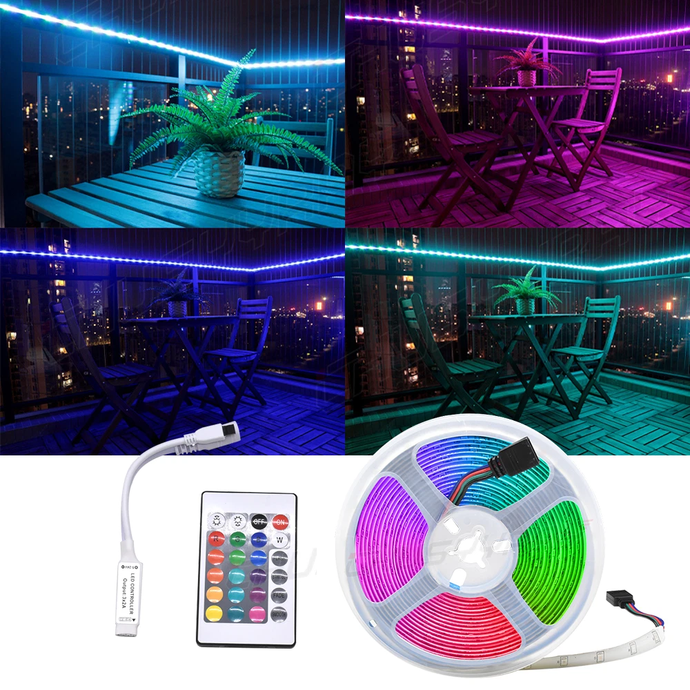 Outdoor led rgb strip cheap lights