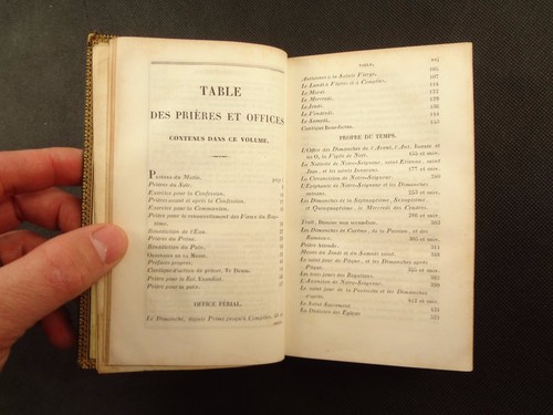 1846 Eucologe or Book of the Church for the Use of Paris (in French). Paris. - Picture 9 of 12