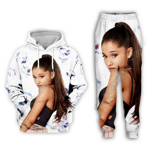 Sudadera con capucha + deportivo Ariana 3D para moda | eBay