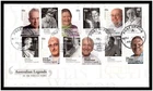 2010 First Day Cover / Issue (FDC) Australia - Australian Legends Stamps Set