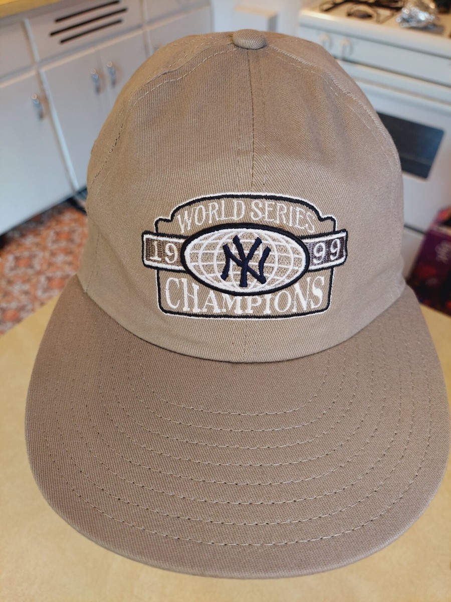 Vintage New York Yankees 1999 World Series Champion Hat Khaki 90s