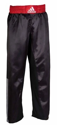 adidas Kickbox-Hose schwarz/rot - Kickboxhose - Kickboxen - adiKBUN200T Pants - Bild 1 von 2