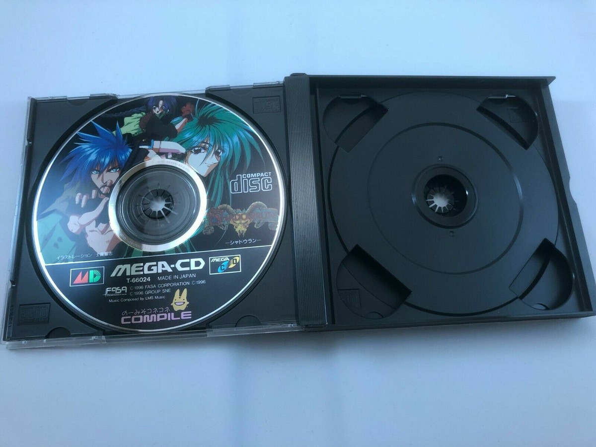 Compile Shadowrun Tokyo Sega Mega CD Used Japanese Retro Game