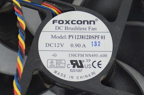 Foxconn PV123812DSPF DC12V 0.90A 4 Wire 5 Pin 120x120x38mm Case Fan - Picture 4 of 4