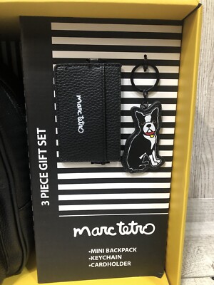 Marc Tetro Boston terrier backpack set new in box Marc Tetro | Bags | Nwt Marc Tetro Boston Terrier 3 Piece  main image 3