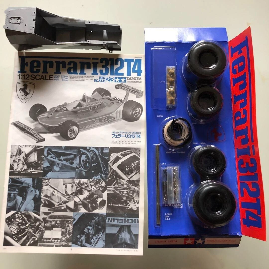 TAMIYA Ferrari 312T4 1/12 Scale Big Scale Series No.23 Plastic Model #6