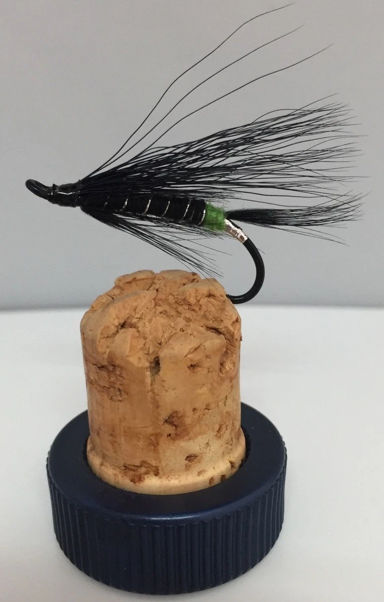 Grand Leurre Vintage Pour Pêche Au Saumon, Pêche à La Mouche, Yeux Intestinaux, Fabriqué Au Royaume-Uni
