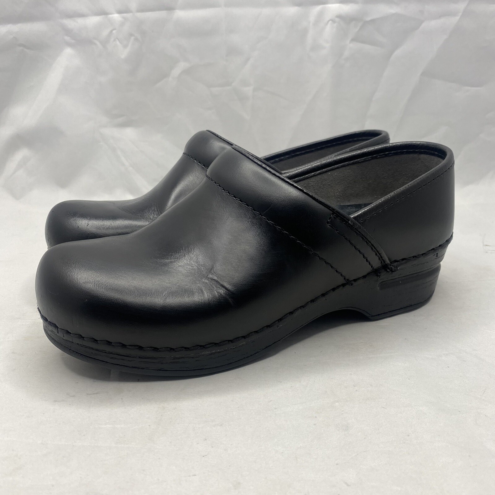 Pro XP Black Cabrio Leather Clogs Nurse 