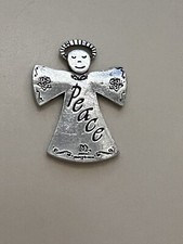 MINIATURA ÁNGEL PELTRE METAL “PAZ” ÁNGEL 1.5” FIGURA -METAL MORFOSIS-FICHA