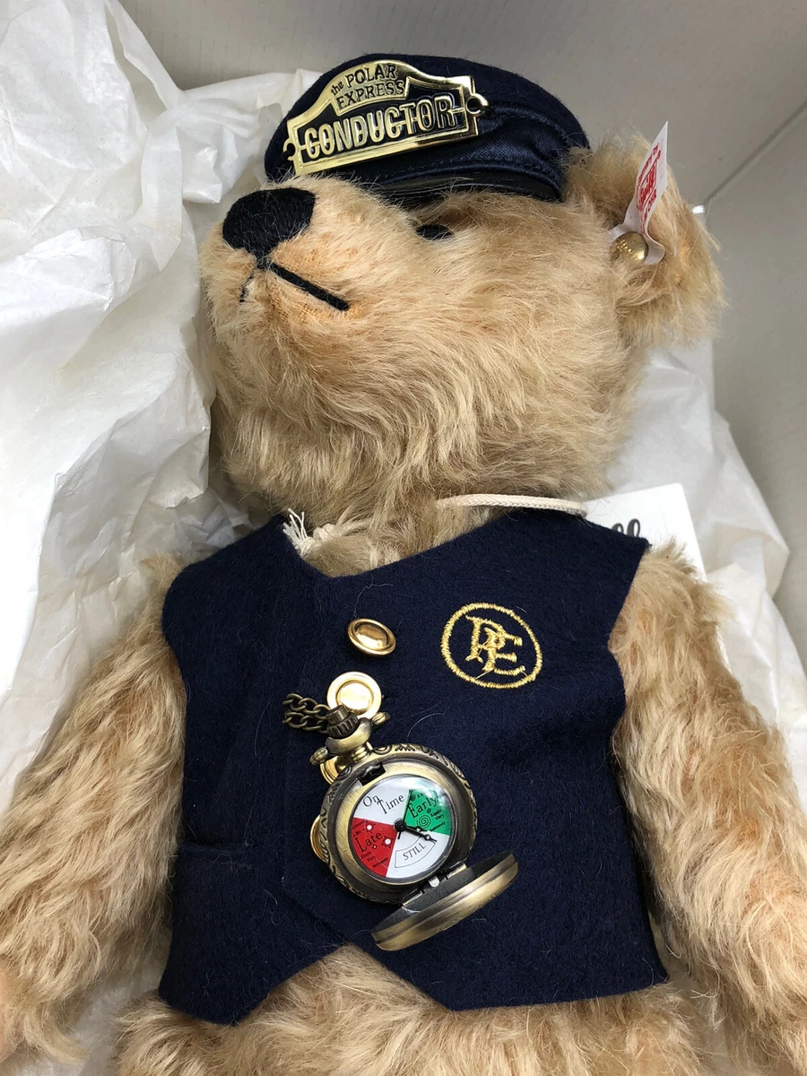 Steiff 2013 Polar Express Conductor Teddy Bear Danbury 682315 with