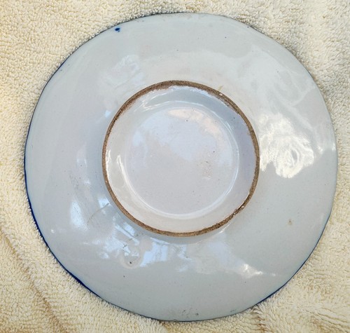 FRENCH FAIENCE SINGLE SOUP TUREEN, COVER AND PLATE, AURILLAC - Picture 7 of 8