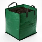 DIY 120L Green Garden Waste Bags - Heavy Duty Large Refuse Sacks with Handles
