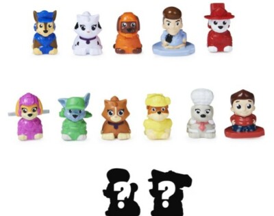 Paw Patrol Micro Movers Mini Figures Series 1 & 2 Mystery Surprise Rare Bags