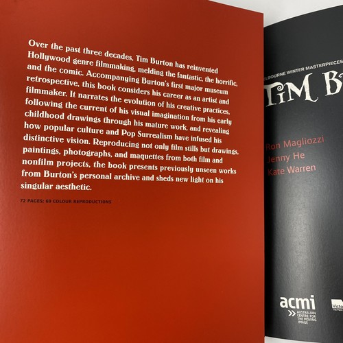 Director Tim Burton - The Exhibition ACMI, 2010 (Flexiback Book) GUC! - Picture 12 of 18