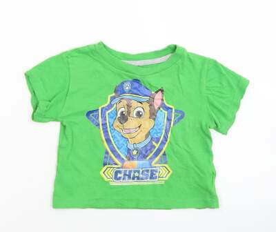 Nickelodeon Jungen grün Baumwollmischung T-Shirt Größe 12 Monate-Paw Patro