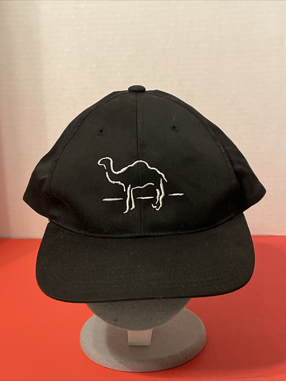 Vintage Camel Cigarette Black Advertising Snapback Hat Cap