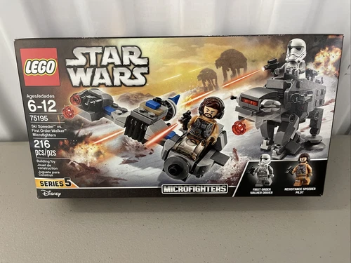 LEGO 75195 Star Wars Microfighters S5 Ski Speeder First Order Walker RETIRED NEW