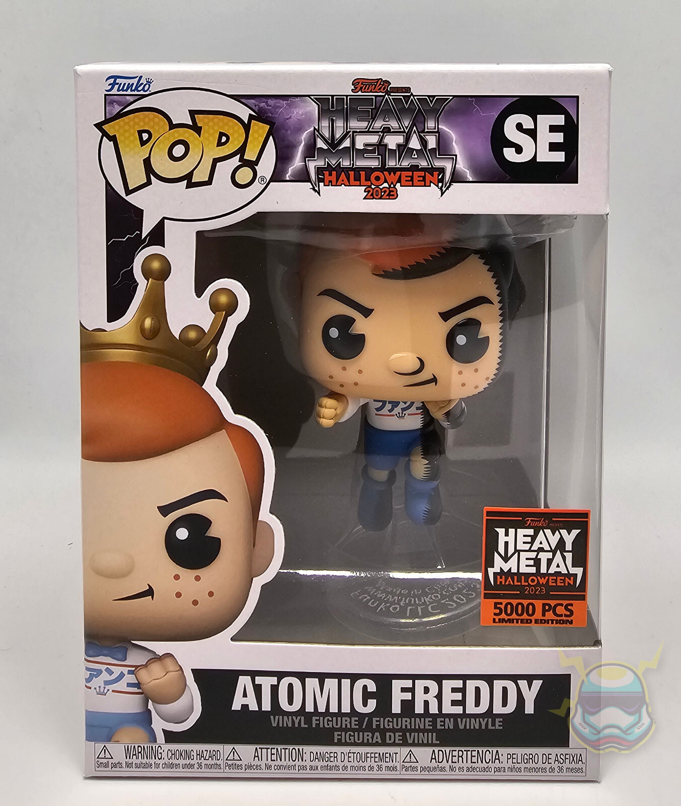 Funko Pop ATOMIC FREDDY SE 5000pcs Heavy Metal Halloween Vinyl Figure Protector