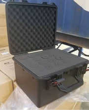 16 Slot Mic Road Case with Storage