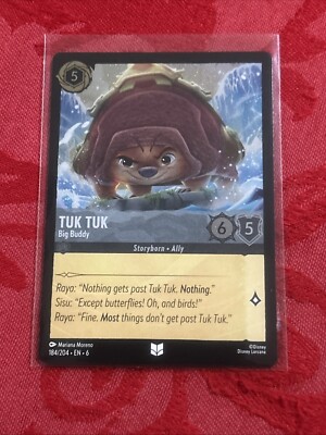 FOIL Lorcana Azurite Sea - Tuk Tuk - Big Buddy - 184/204 - FOIL | eBay