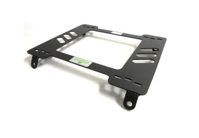 Planted Seat Bracket Driver (Left) Side Mazda RX7 86-91 Steel Black