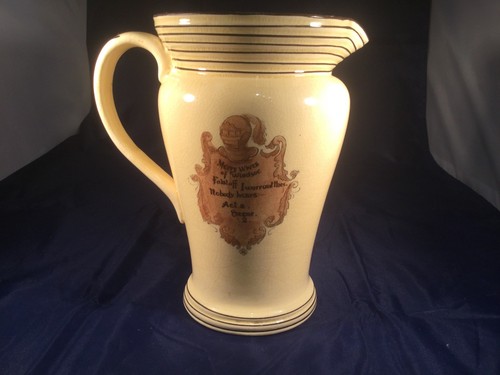 ROYAL DOULTON SHAKESPEARE JUG FALSTAFF AND DAME QUICKLY - LARGE JUG - Picture 3 of 12