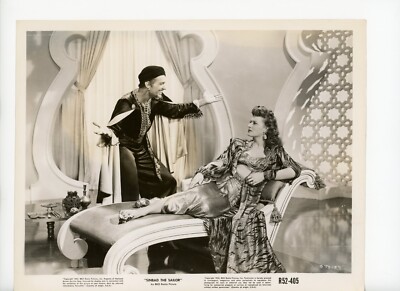 Vintage 8x10 Douglas Fairbanks, Jr. in Sinbad the Sailor 1947 w Maureen O'Hara
