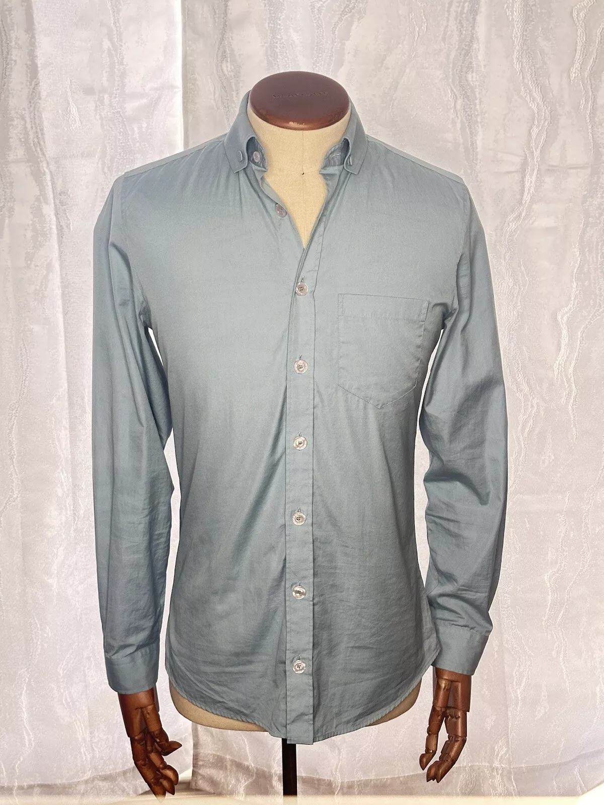 Chemise habillée homme uniforme bleu GUCCI SIze 39 15 1/2