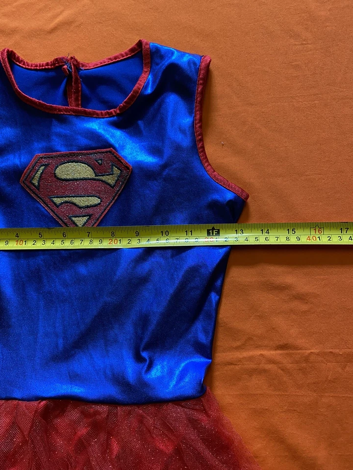 Rubie's DC Supergirl Dress Costume Youth Girls Size Medium Very Used - Image 3 of 4