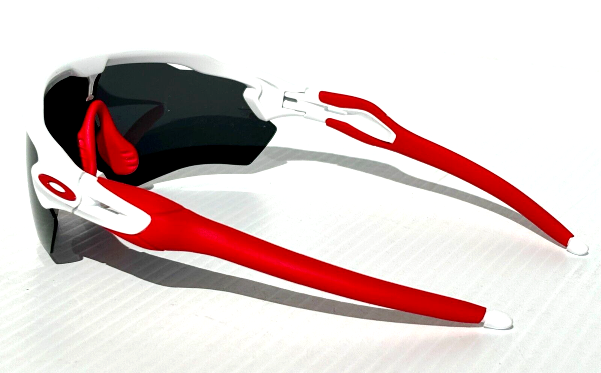 NEW Oakley RADAR EV PATH White Red POLARIZED Galaxy Ruby Lens