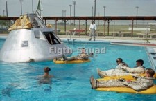 Picture Photo NASA Apollo-1 practices water landing 8932