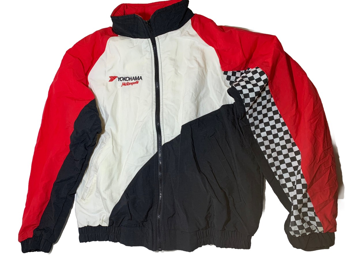 Yokohama Motorsports Racing Jacket Coat Vintage 80s Black Yokohama Motorsports Racing Jacket Coat Vintage 80s Black
